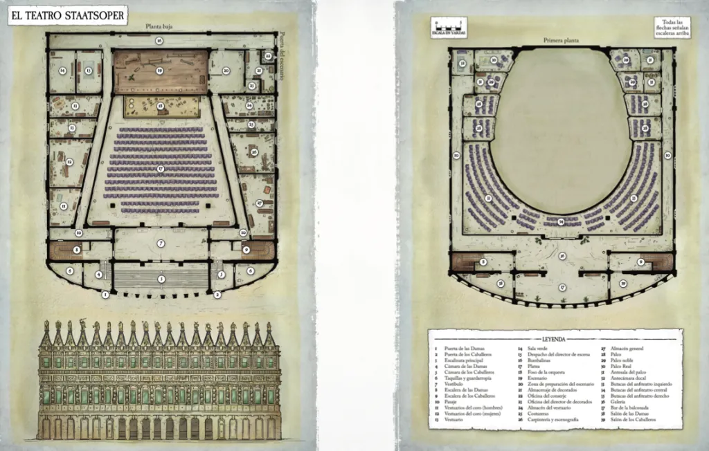 Plano del Teatro Staatsoper de Nuln - Noches Agitadas y Días Difíciles